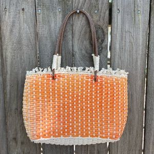 orange handbag